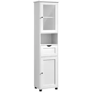 VASAGLE Meuble Salle de bain, BlancVendu parsongmics