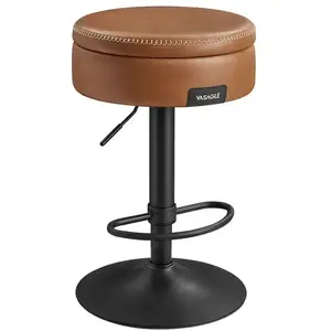 VASAGLE Collection EKHO - tabouret de bar, Marron Caramel pas cher