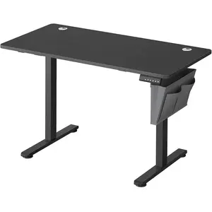 SONGMICS Bureau électrique assis-debout réglable en 4 hauteurs mémorisables, Noir D'encre / 60P x 120L x (72-120)H cm pas cher