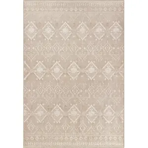 Comparateur de prix : SONGMICS HOME Tapis décoratif de salon 160 x 230 cm style bohème beige cappuccino