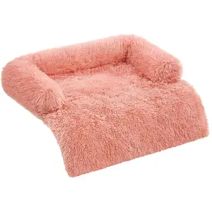 Feandrea FluffyHug Panier pour Chien, 95 x 85 x 16 cm / Rose pas cher
