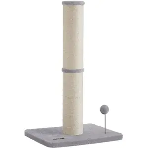 Feandrea Griffoir pour chat 85 cm de haut gris tourterelle pas cher
