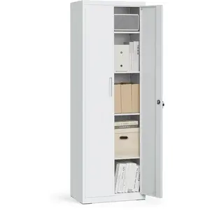 SONGMICS Meuble de rangements avec 4 étagères, Gris / 60L cm pas cher