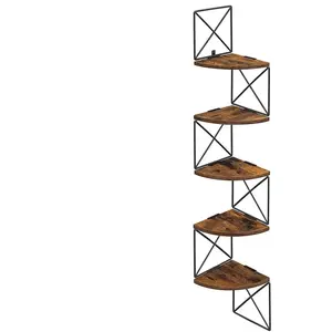 VASAGLE Étagère murale design X