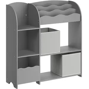 SONGMICS Étagère de rangement pour enfants gris tourterelle pas cher