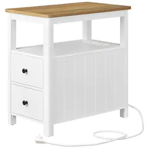Comparateur de prix : VASAGLE Table d’Appoint avec Multiprise