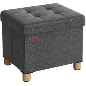 SONGMICS Pouf repose-pieds pliable pas cher