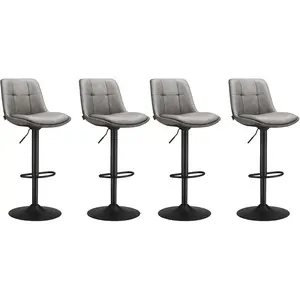 VASAGLE Tabourets de bar design avec siège pivotant à hauteur réglable... pas cher