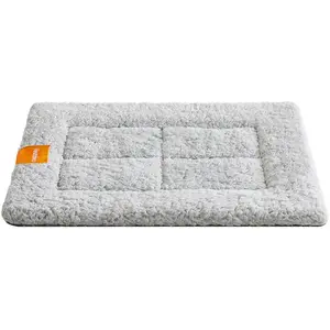 Comparateur de prix : Feandrea Tapis chien taille S, Gris Tourterelle / M (90 x 65 cm)