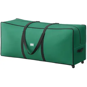 SONGMICS Sac de rangement pour Noël, Vert / 1 / 122 x 40 x 51 cm