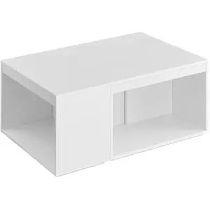 VASAGLE Lot de 3 tables d’appoint, Blanc Neige pas cher