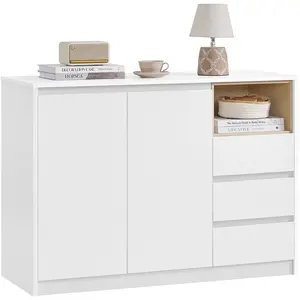 VASAGLE Commode Élégante avec Rangement Polyvalent pour Différentes Pièces pas cher