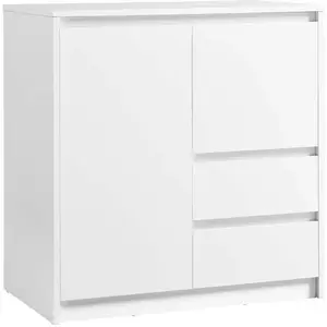 VASAGLE Buffet de rangement moderne avec portes tiroirs et étagère réglable pas cher
