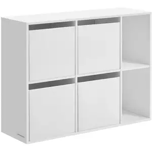 SONGMICS Assemblage Toolless Meuble de Rangement, 6 Cube ( 61,6H cm) pas cher