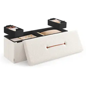 SONGMICS Tabouret de rangement, 38 x 110 x 38 cm pas cher