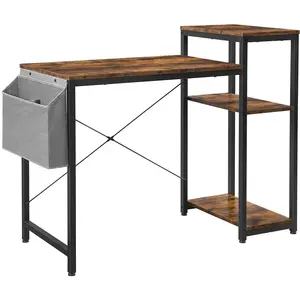 VASAGLE Bureau 110 cm industriel pas cher