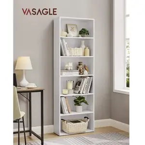 Comparateur de prix : Bibliothèque VASAGLE - Étagère de Rangement 6 Niveaux - Blanc - Meuble...
