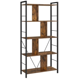 Songmics Meuble de rangement 5 niveaux effet bois marron rustique et noirVendu parrakuten