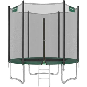 Comparateur de prix : SONGMICS Trampoline Pour Enfants, Filet De Protection, Échelle, Certificat Tüv Rheinland Gs