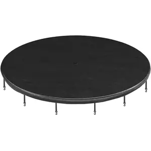 SONGMICS Housse de protection pour trampoline, Noir / Ø 366 cm pas cher