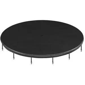SONGMICS Housse de protection pour trampoline, Noir / Ø 427 cm pas cher