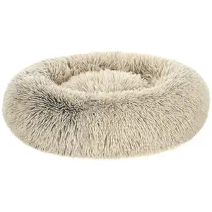 Feandrea Panier pour chien en tissu peluche, Kaki / 60 cm pas cher
