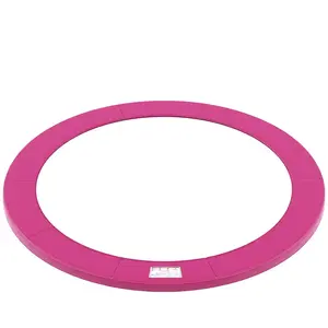Songmics Coussin de protection de trampoline anti-UV, Rosé / Ø 366 cm pas cher