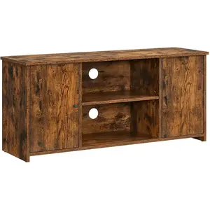 VASAGLE Meuble TV marron rustique pas cher