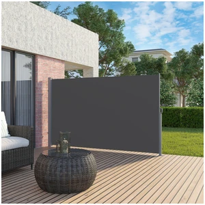 Comparateur de prix : Store latéral rétractable SONGMICS 200 x 300 cm - Gris Anthracite - Br...
