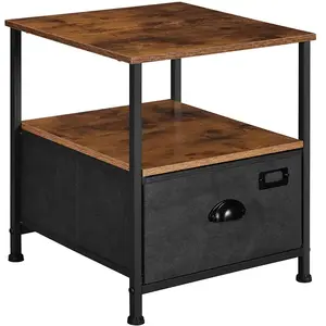SONGMICS Table de nuit tiroir tissu pas cher