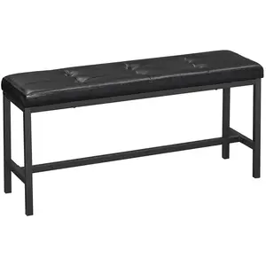VASAGLE Banc de salle à manger confort, Noir pas cher