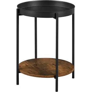 VASAGLE Table d'appoint plateau pas cher