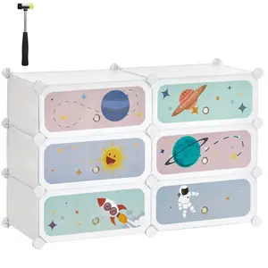 SONGMICS Étagère à Chaussures Modulable Enfants pas cher