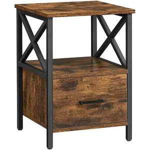 VASAGLE Table de nuit design X pas cher