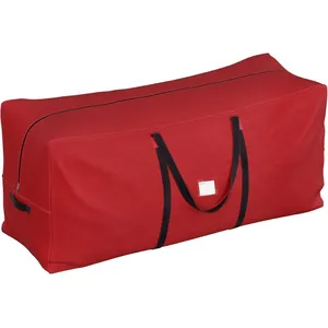 SONGMICS Sac de rangement pour Noël, Rouge / 1 / 120 x 38 x 50 cm