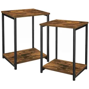 VASAGLE 2 Tables industriel pas cher