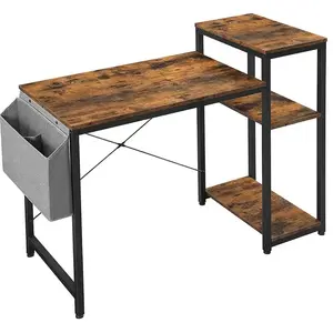 VASAGLE Bureau 130 cm industriel pas cher