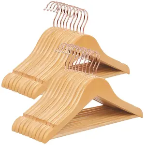 SONGMICS 20 Cintres bois enfant pas cher