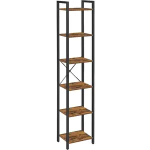 Comparateur de prix : VASAGLE - Étagère de rangement - Bibliothèque - 6 niveaux - Style industriel