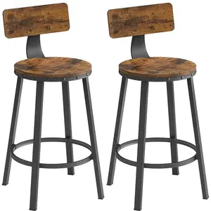 Comparateur de prix : VASAGLE Lot de 2 chaises de bar industriel