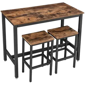 VASAGLE Lot Table et chaises de bar pas cher