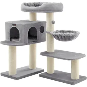 Feandrea Arbre à chat stable, Gris pas cher