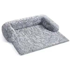 Comparateur de prix : Feandrea FluffyHug Panier pour Chien, 110 x 95 x 18 cm / Gris Ombré