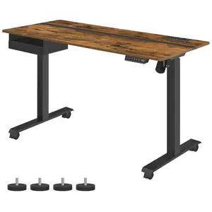 Comparateur de prix : VASAGLE Bureau Électrique Réglable en Hauteur, Bureau Assis-Debout, Su...