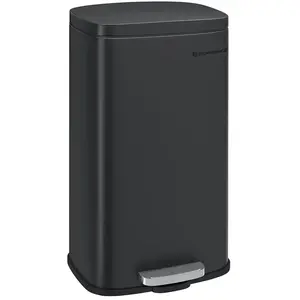 SONGMICS Poubelle de cuisine 30L avec pédale, NoirVendu parsongmics