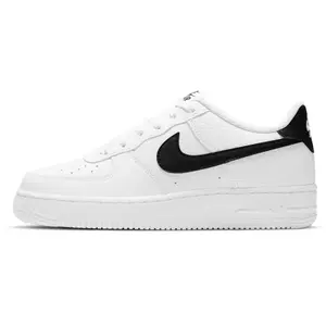 Comparateur de prix : Nike Air Force 1 (GS) Chaussures de Sport Basses, Blanc White Black White, 36 EU