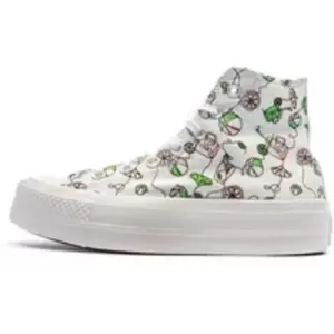 Baskets montantes femme Converse Chuck Taylor All Star Lift Platform Blanc 37,5 A07561C pas cher