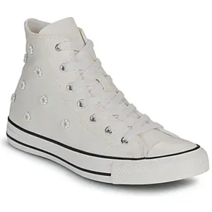 Converse All Star High Beaded Junior - Blanc, Blanc 38 pas cher