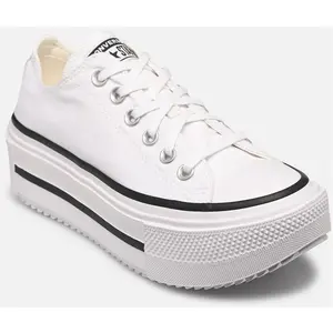 Converse Lift Ox Double Stack - White, White 39 pas cher