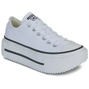Converse Lift Ox Double Stack Women's - White, White 37 pas cher